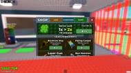 Visit the in-game shop for some of the most broken gamepasses and gear in the game (Image via Roblox)